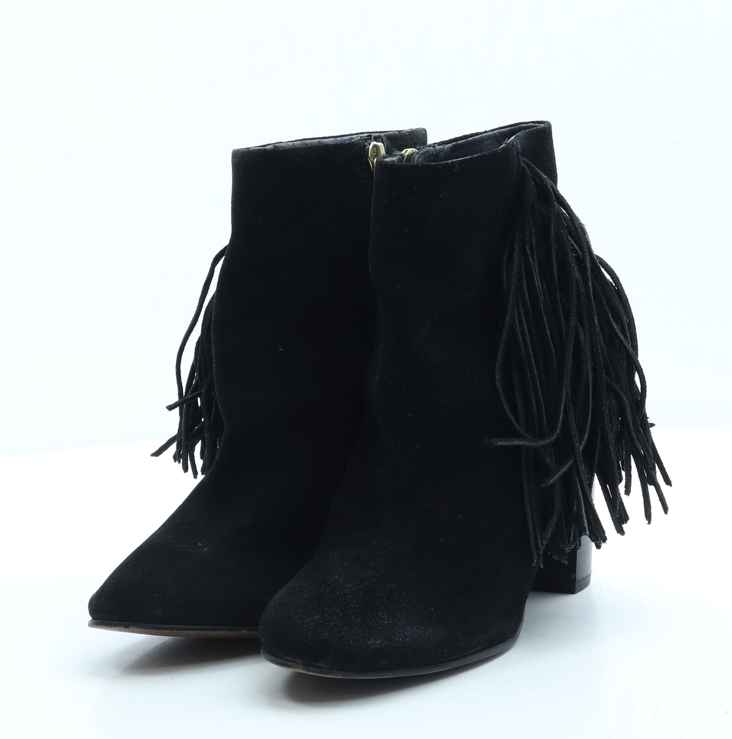 Topshop Womens Black Suede Bootie Boot UK 5 38