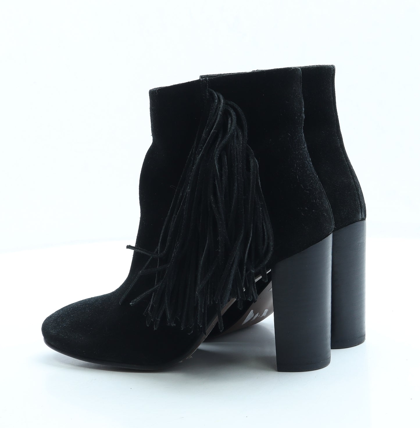 Topshop Womens Black Suede Bootie Boot UK 5 38