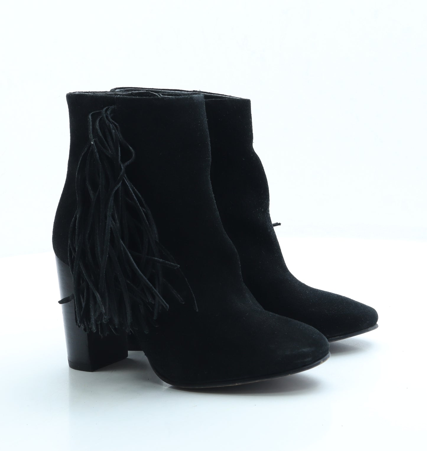 Topshop Womens Black Suede Bootie Boot UK 5 38