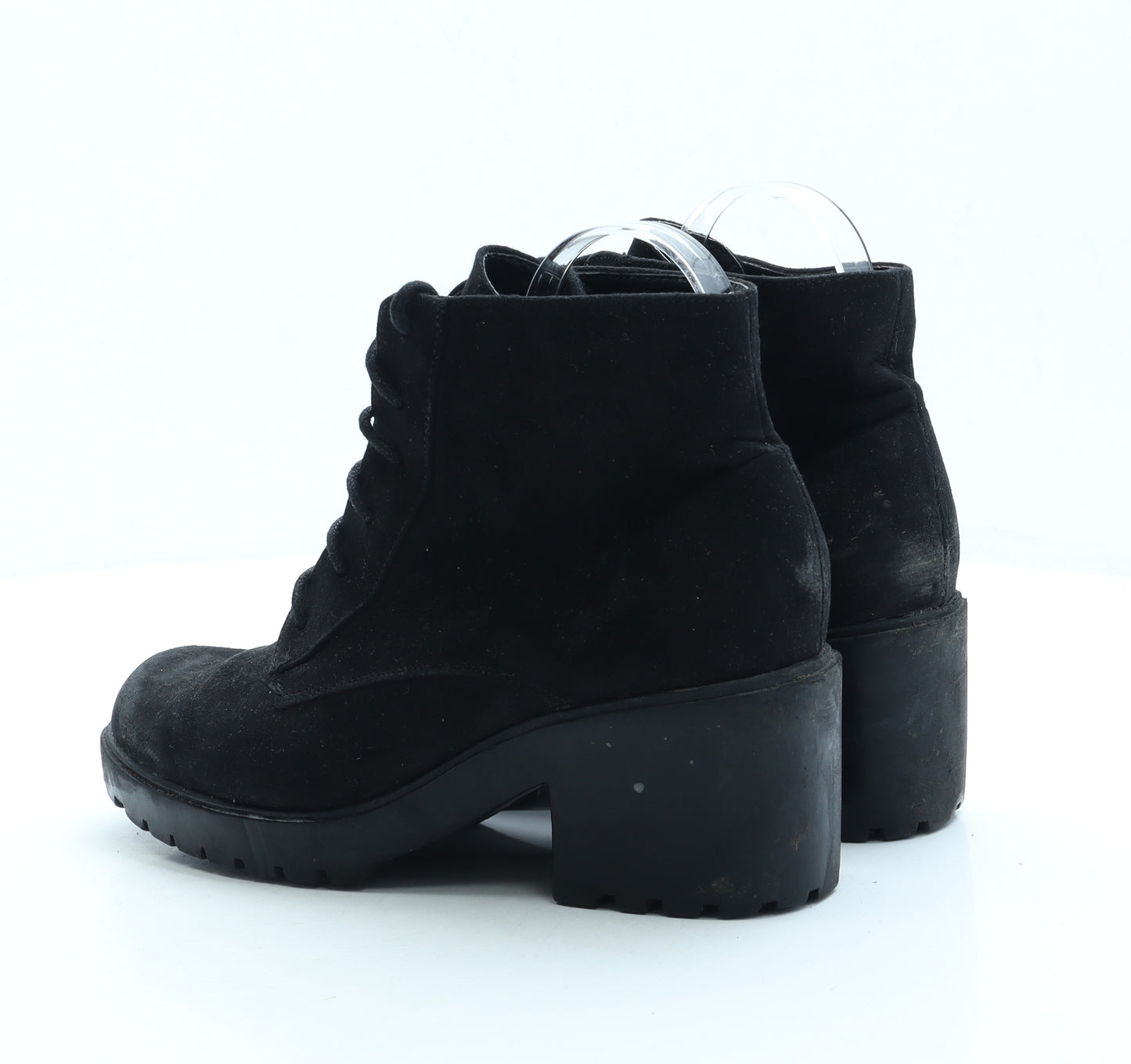 New Look Womens Black Suede Bootie Boot UK 5 38