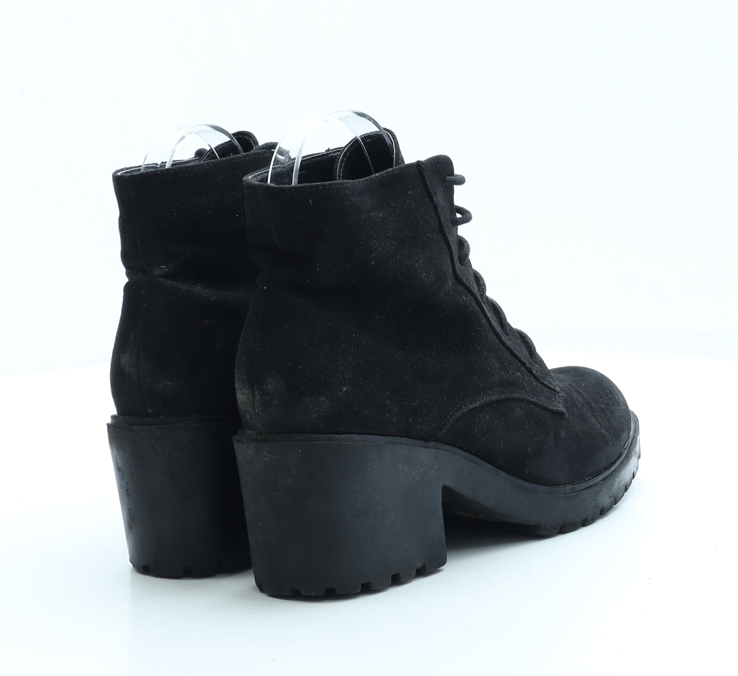 New Look Womens Black Suede Bootie Boot UK 5 38