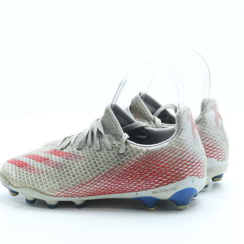 adidas Boys Ivory Leather Trainer UK 3.5 - Football Boots