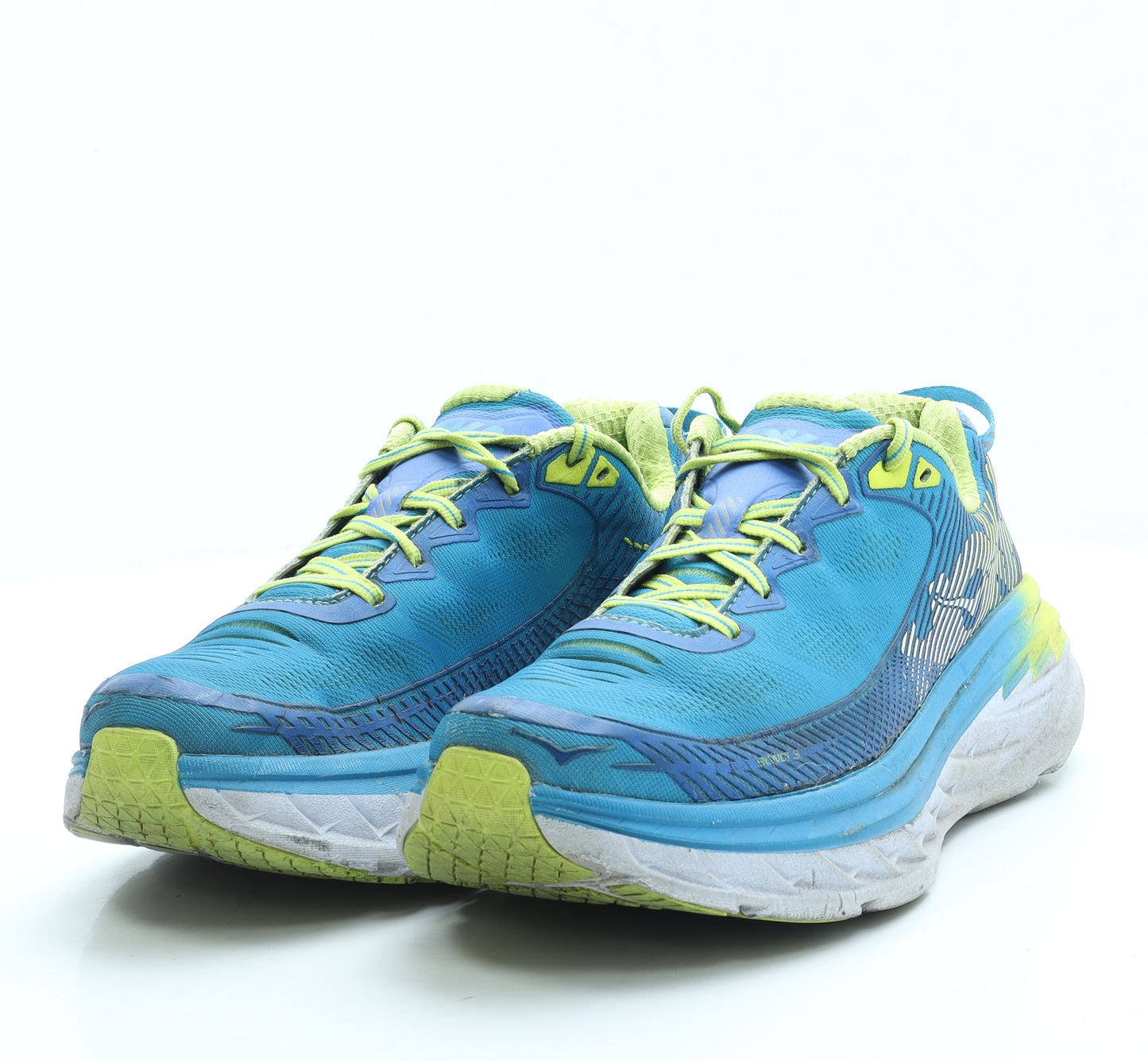 HOKA Mens Blue Polyester Trainer UK 7.5 41