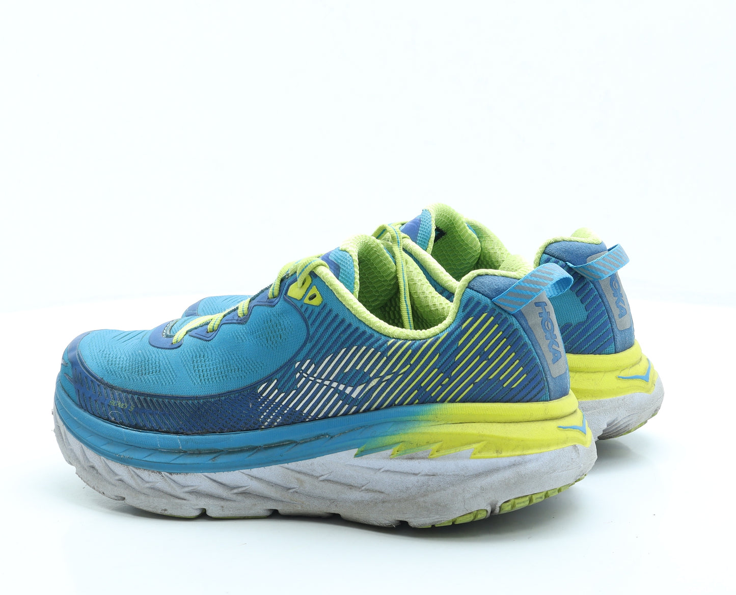 HOKA Mens Blue Polyester Trainer UK 7.5 41