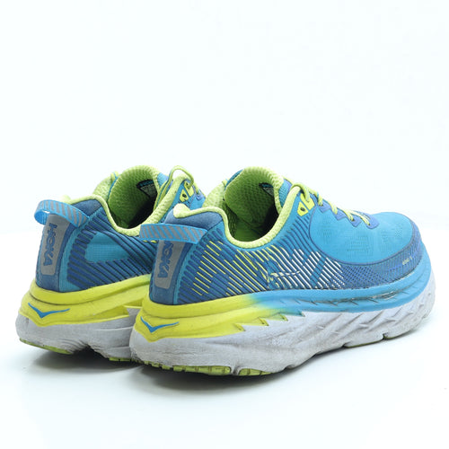 HOKA Mens Blue Polyester Trainer UK 7.5 41