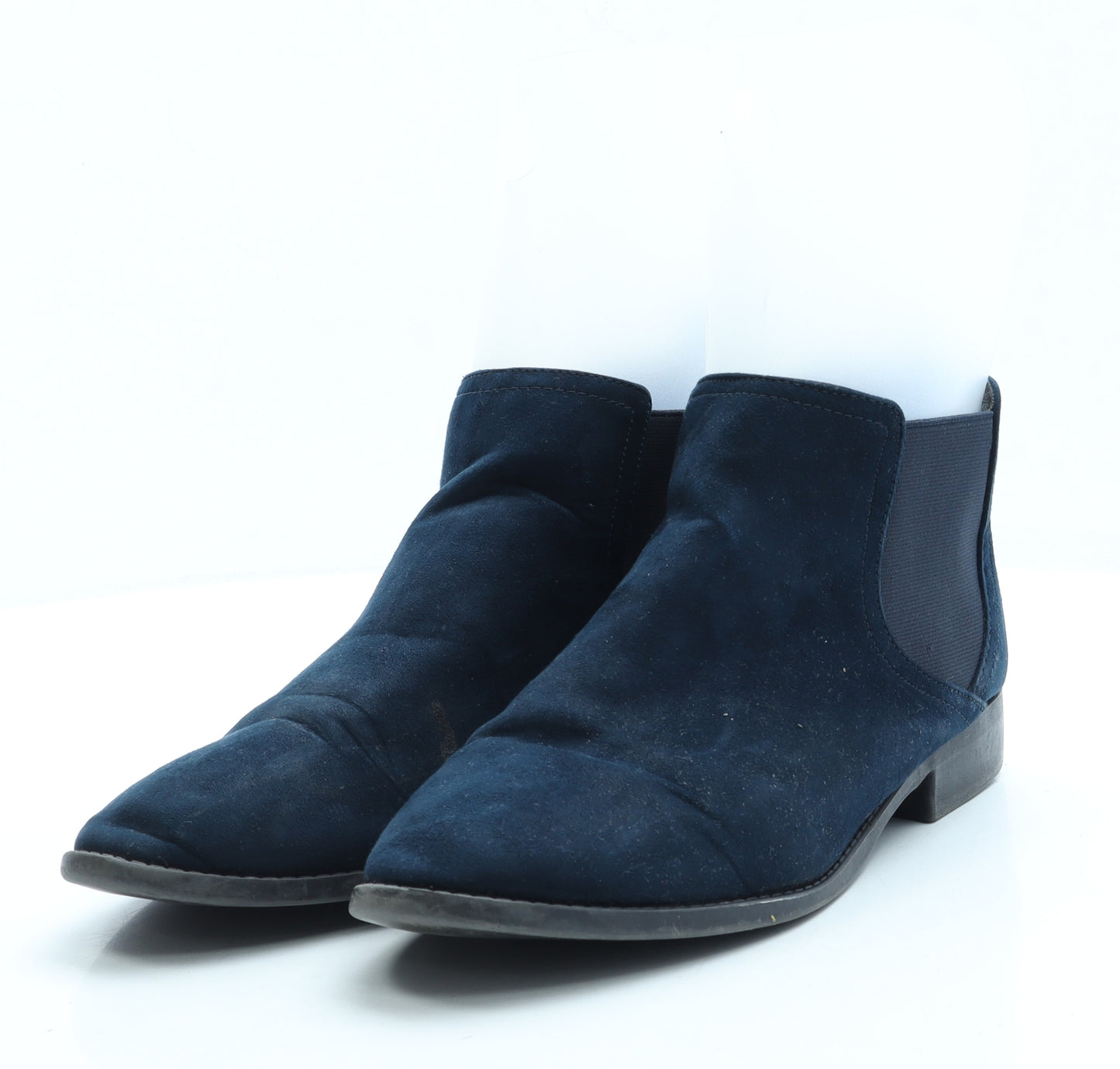 Dorothy Perkins Womens Blue Suede Chelsea Boot UK 8 42