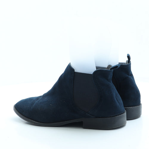 Dorothy Perkins Womens Blue Suede Chelsea Boot UK 8 42