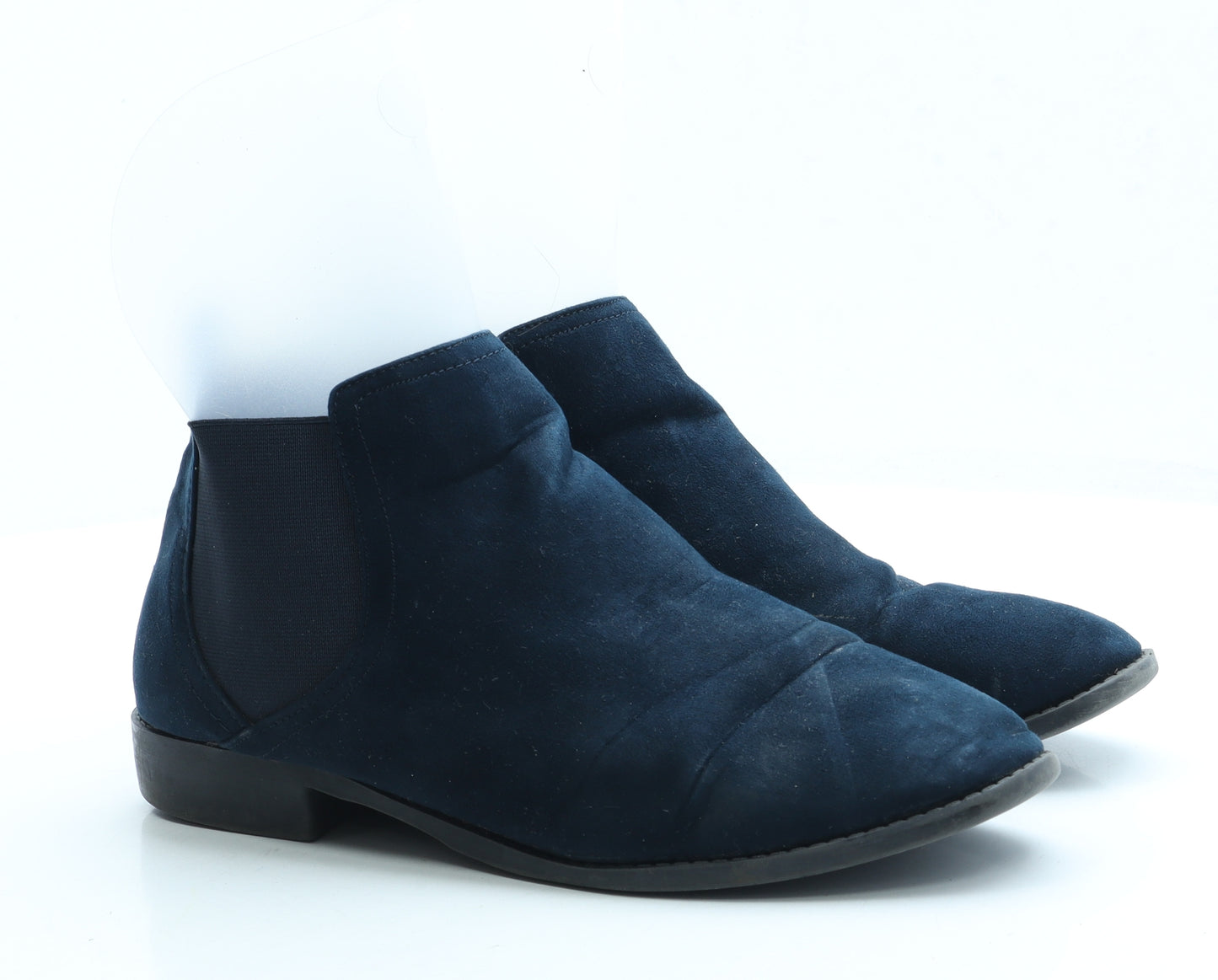 Dorothy Perkins Womens Blue Suede Chelsea Boot UK 8 42
