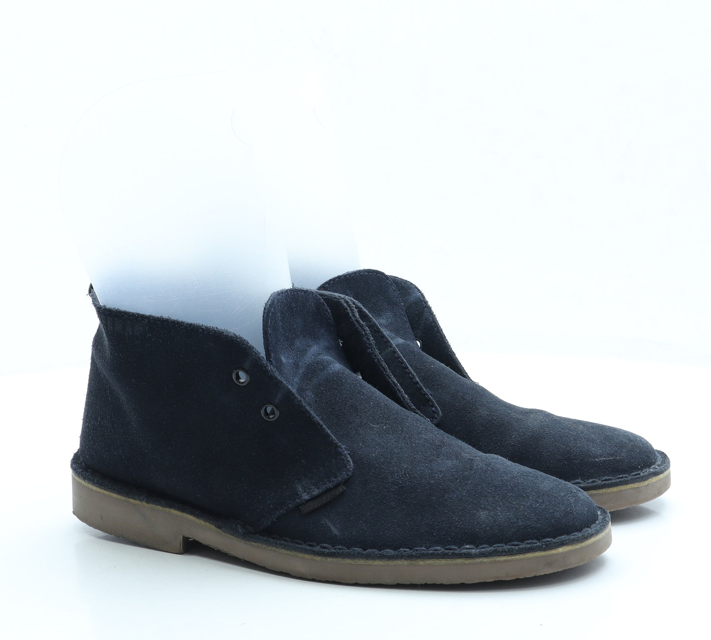 Ben Sherman Mens Blue Suede Desert Boot UK 8 41