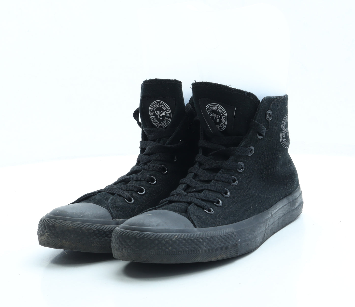 SoulCal&Co Womens Black Fabric Trainer UK 6 39