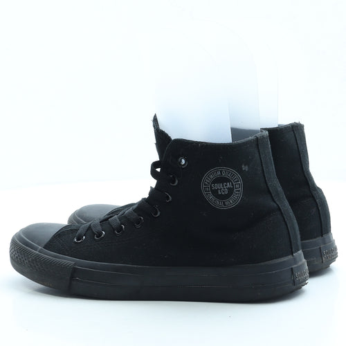 SoulCal&Co Womens Black Fabric Trainer UK 6 39
