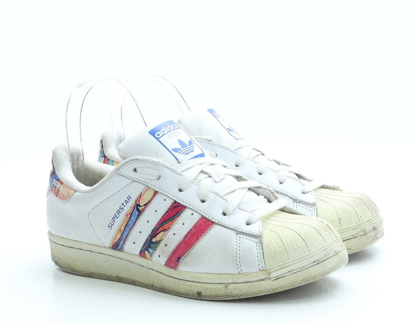 adidas Womens White Leather Trainer UK 5.5 38