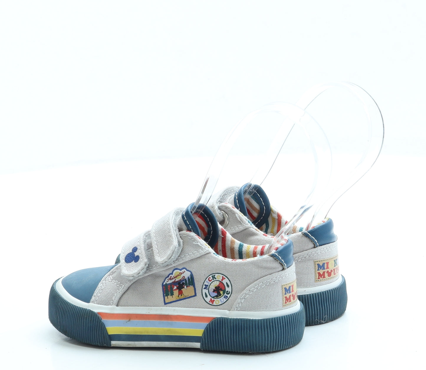 George Boys Blue Polyester Trainer UK 5 22 - Mickey Mouse