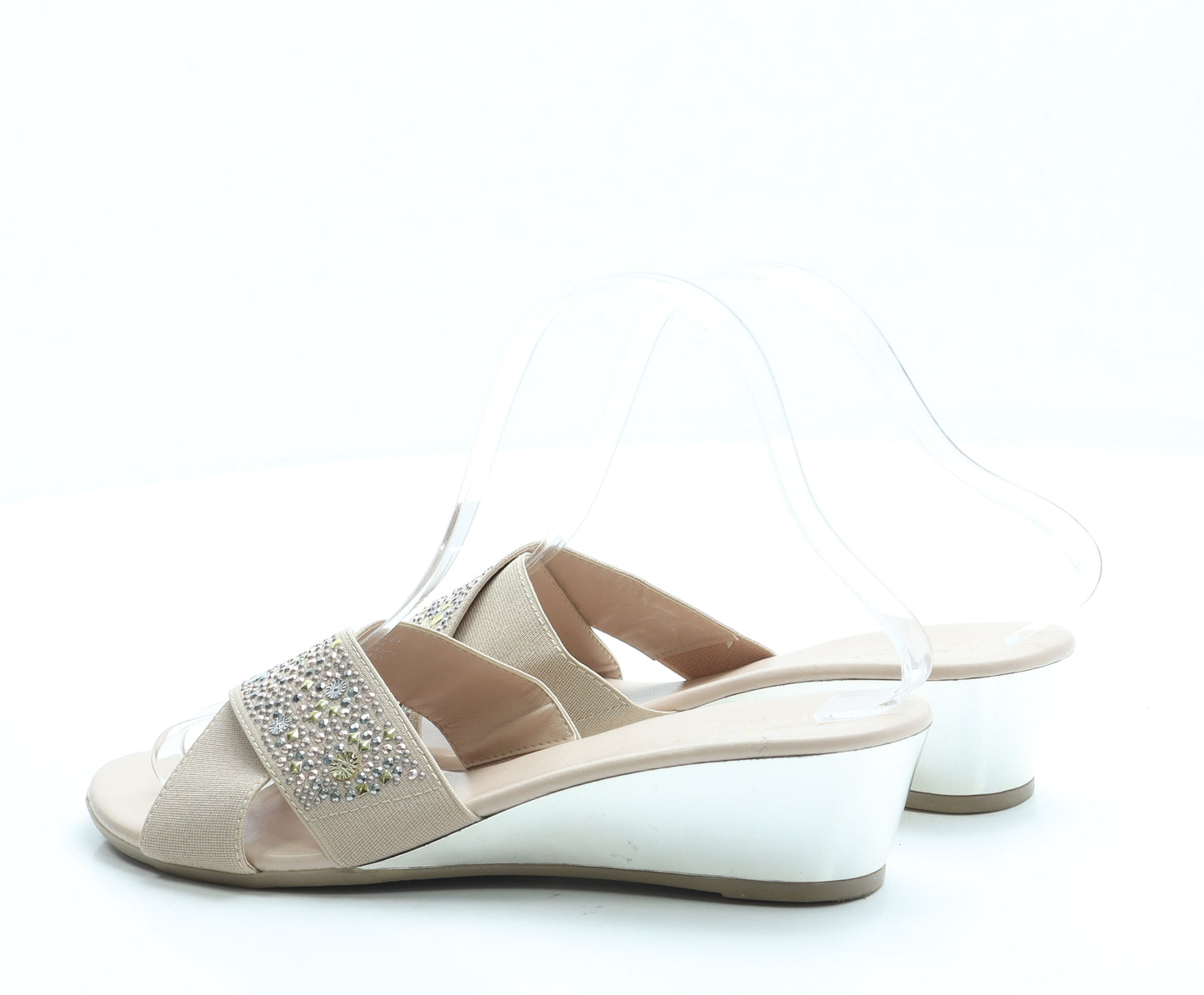 Carvela Womens Pink Polyester Mule Heel UK 5 38