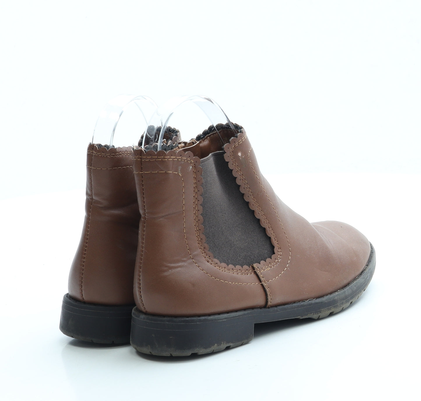 Matalan Girls Brown Leather Chelsea Boot UK 13 32