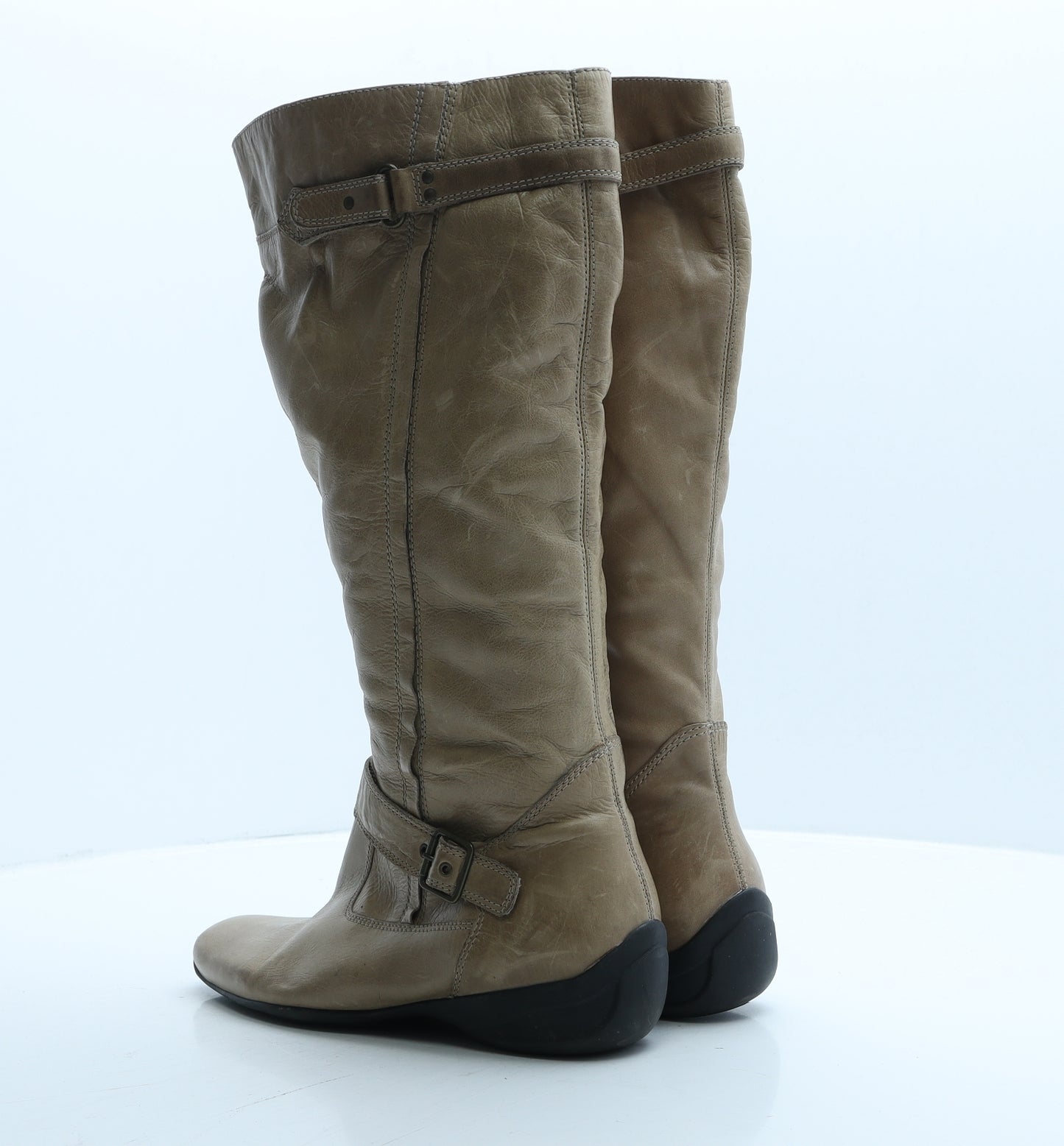 Made In Brazil Womens Brown Leather Slip On Boot UK 5