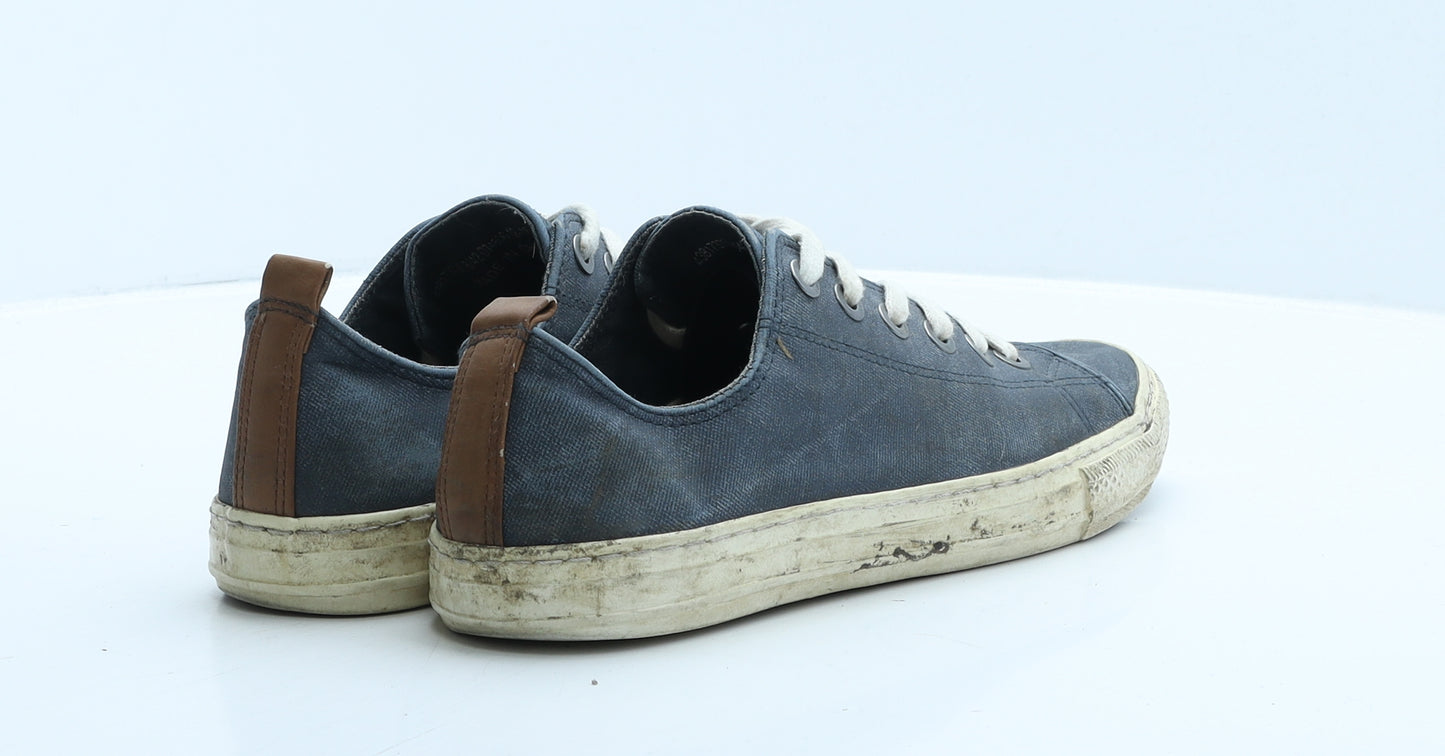 NEXT Mens Blue Leather Trainer UK 8 42