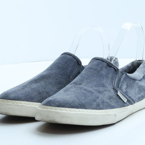 Fat Face Womens Blue Fabric Loafer Flat UK 5 38