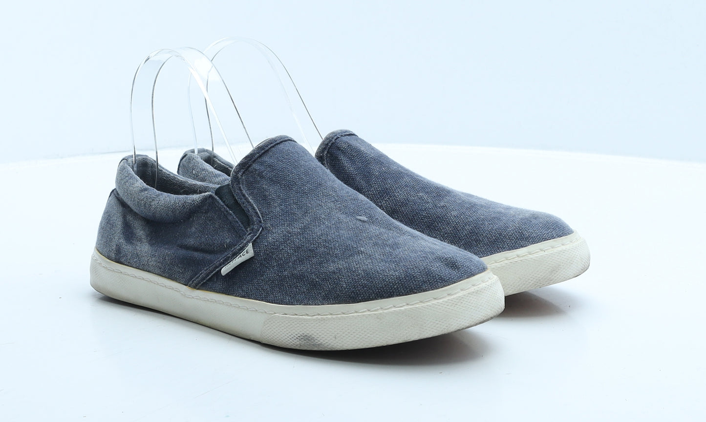 Fat Face Womens Blue Fabric Loafer Flat UK 5 38