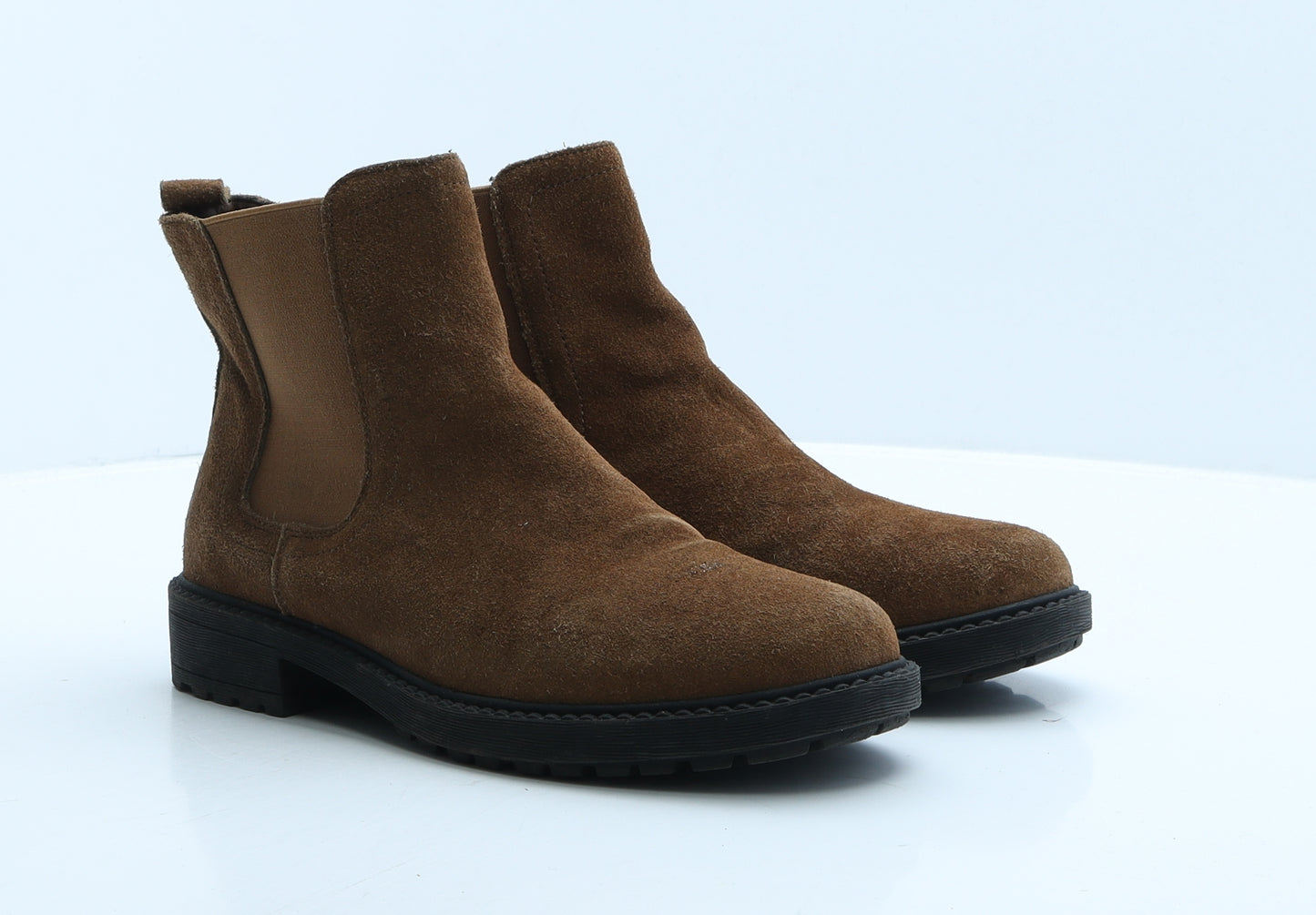 Soleflex Womens Brown Leather Chelsea Boot UK 6 39