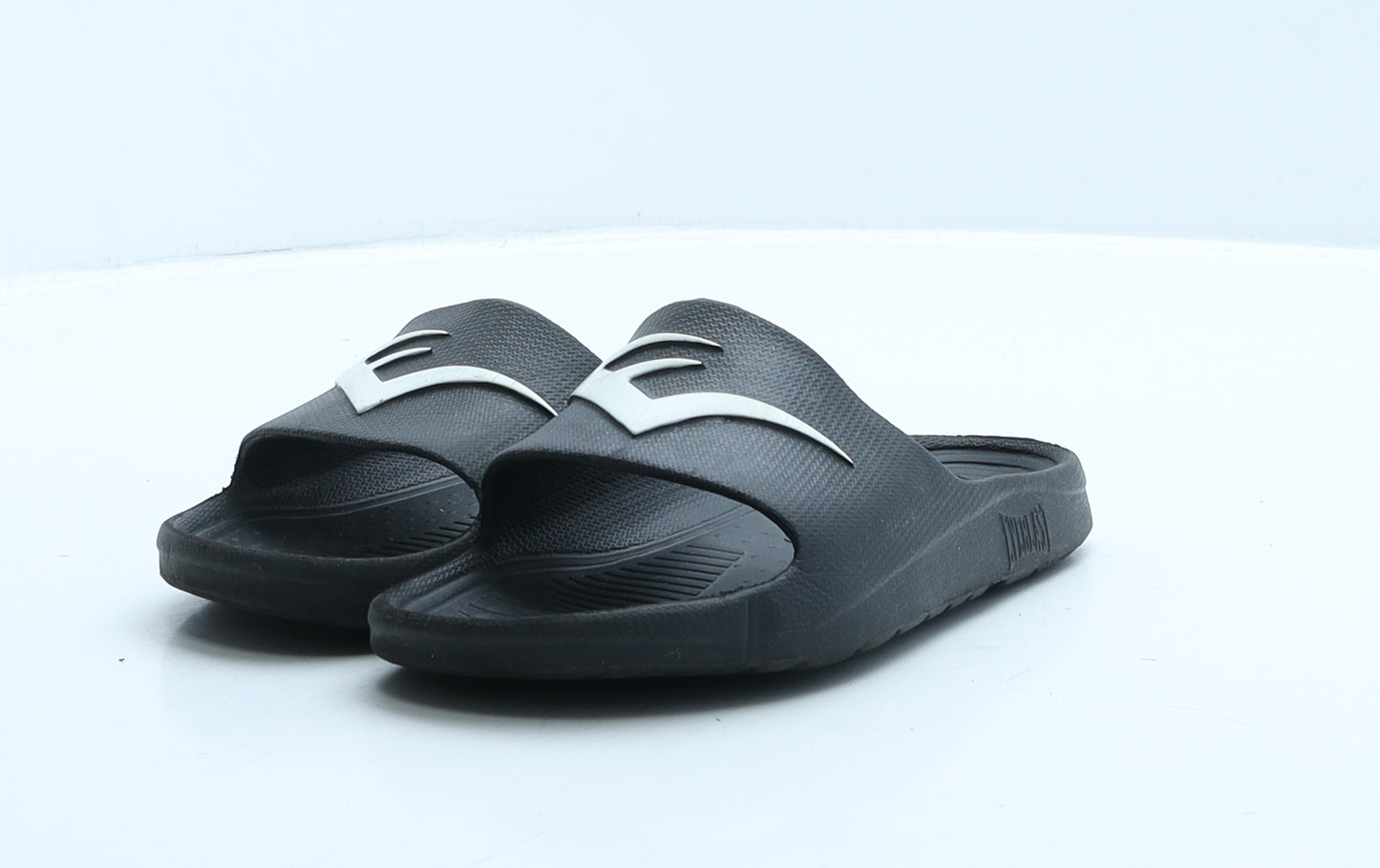 Everlast Boys Black Rubber Slider Slipper UK 12