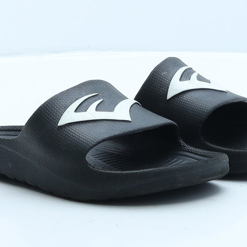 Everlast Boys Black Rubber Slider Slipper UK 12
