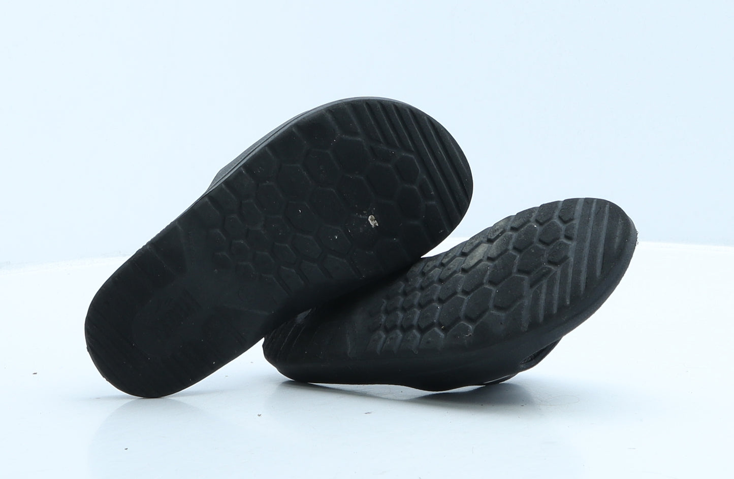 Everlast Boys Black Rubber Slider Slipper UK 12