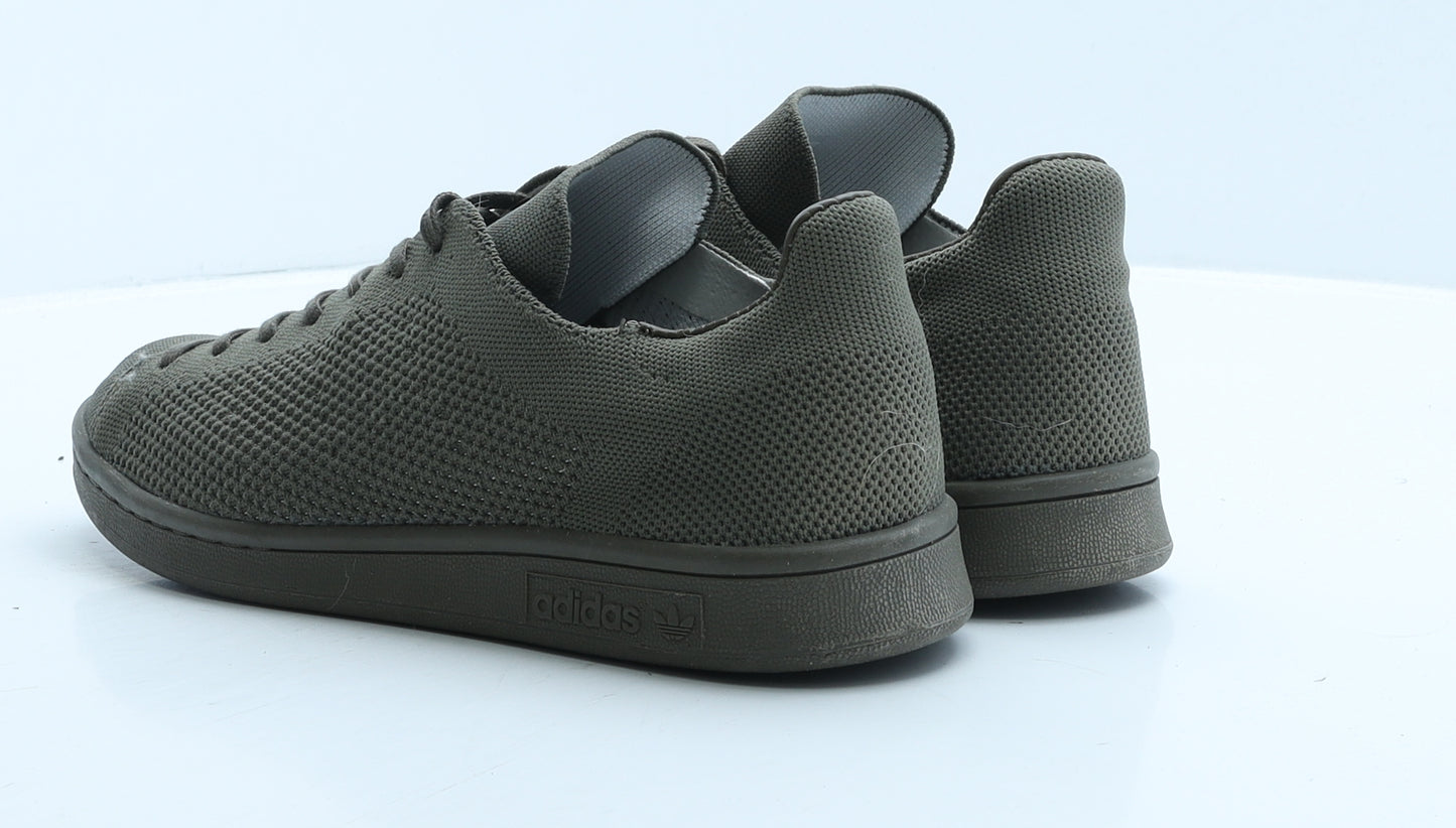 adidas Mens Green Polyester Trainer UK 9 43.5 - Stan Smith