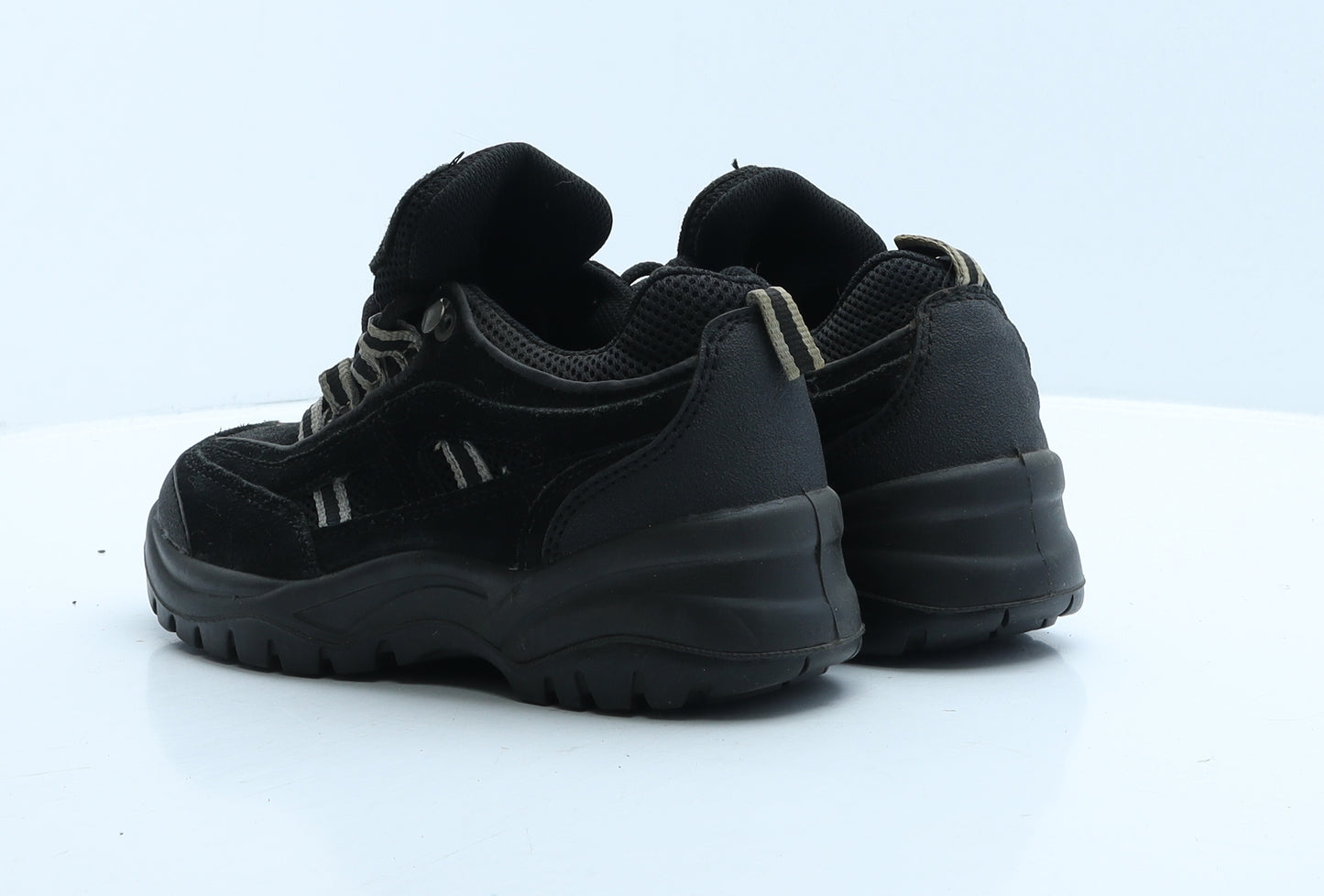 Preworn Womens Black Polyester Combat Boot UK 5 38 - Work Wear