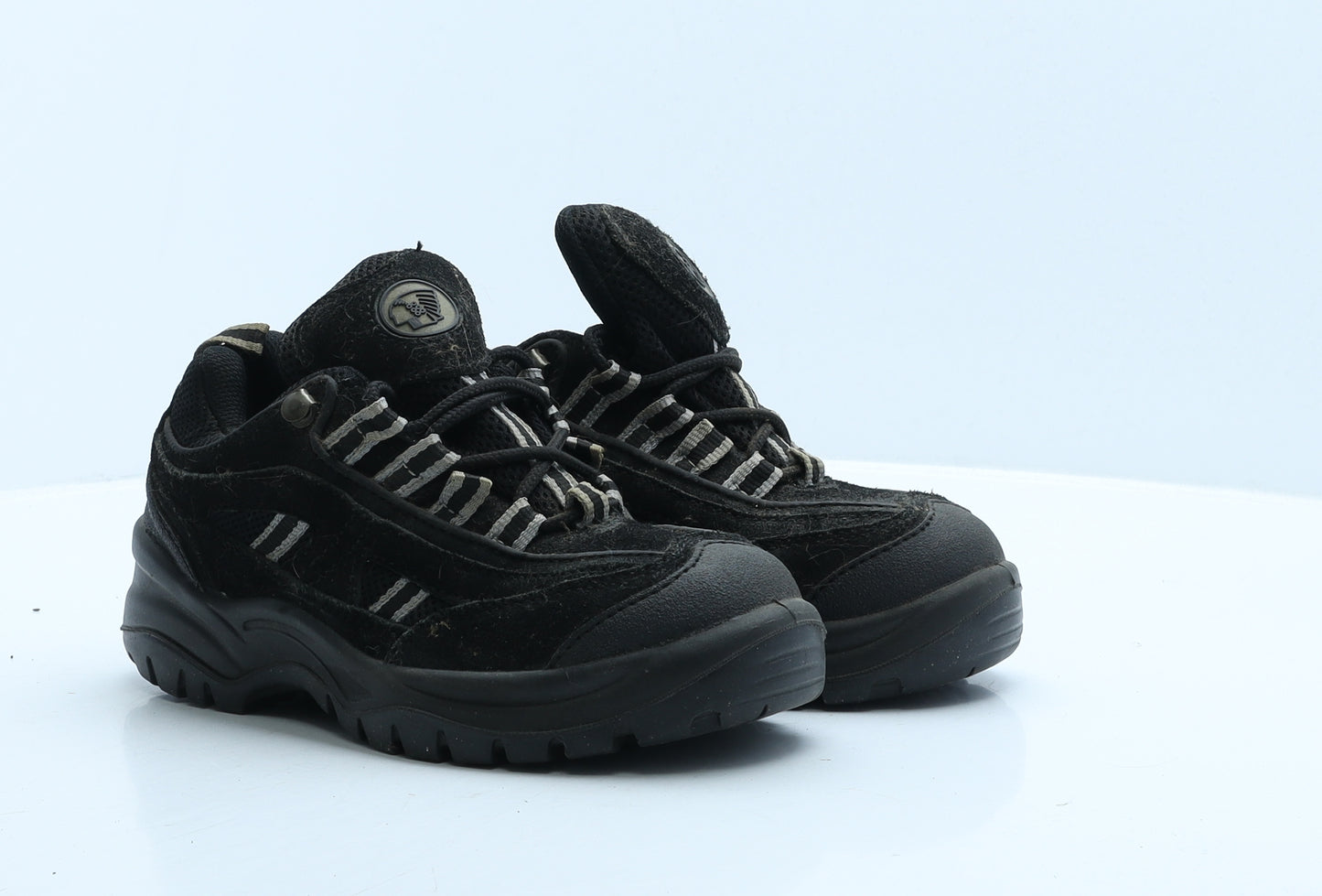 Preworn Womens Black Polyester Combat Boot UK 5 38 - Work Wear