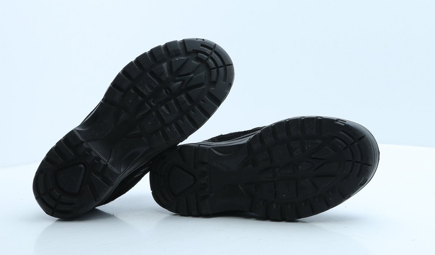 Preworn Womens Black Polyester Combat Boot UK 5 38 - Work Wear