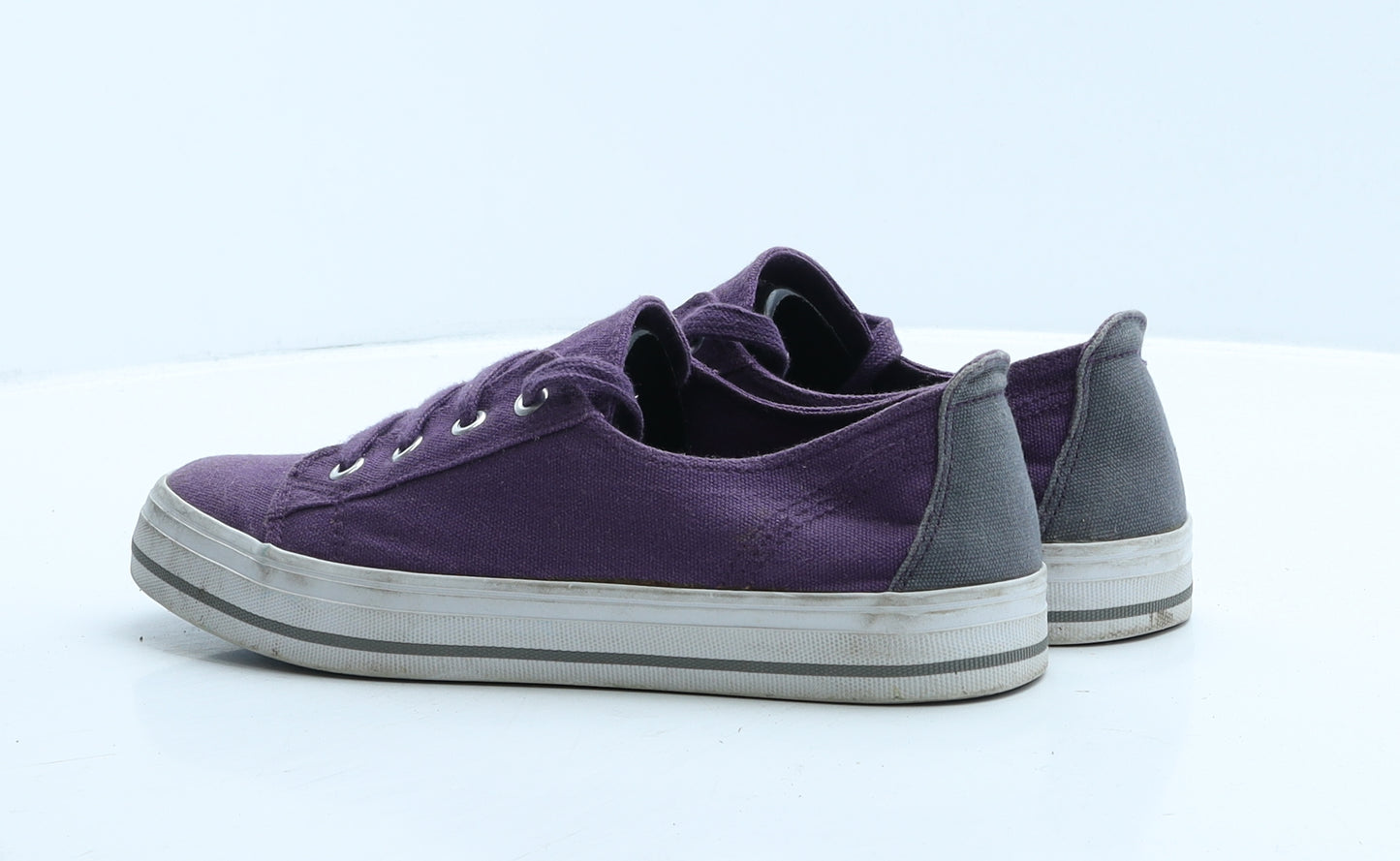 Marks and Spencer Womens Purple Fabric Trainer UK 5