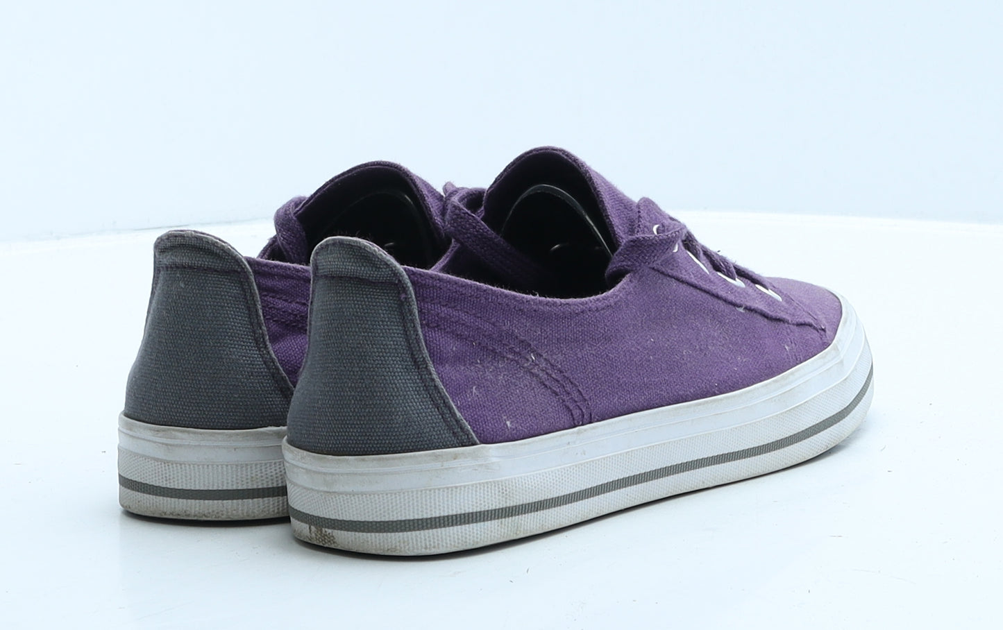 Marks and Spencer Womens Purple Fabric Trainer UK 5