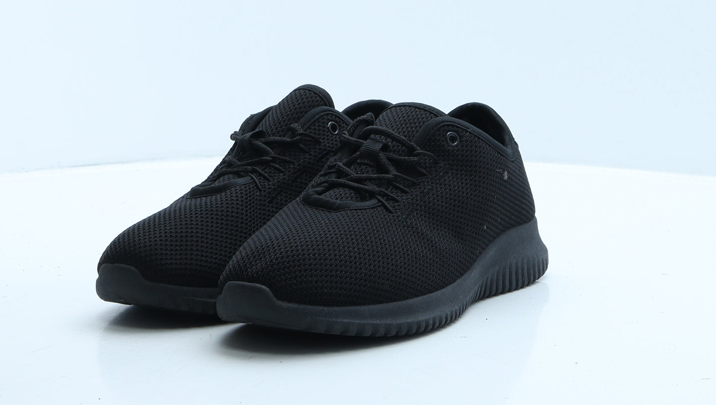 New Look Womens Black Polyester Trainer UK 4 37