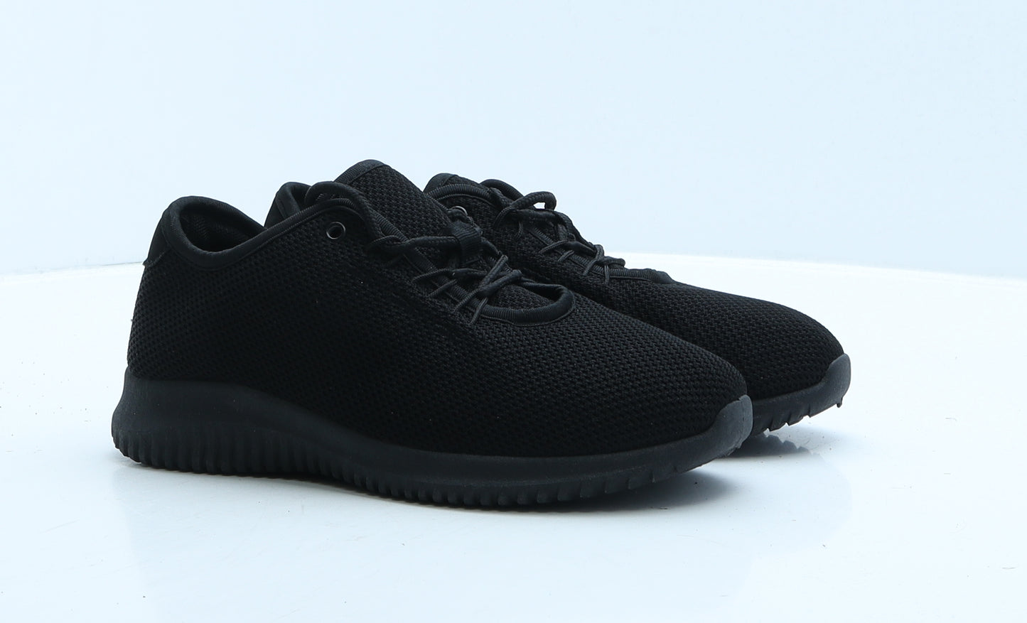 New Look Womens Black Polyester Trainer UK 4 37