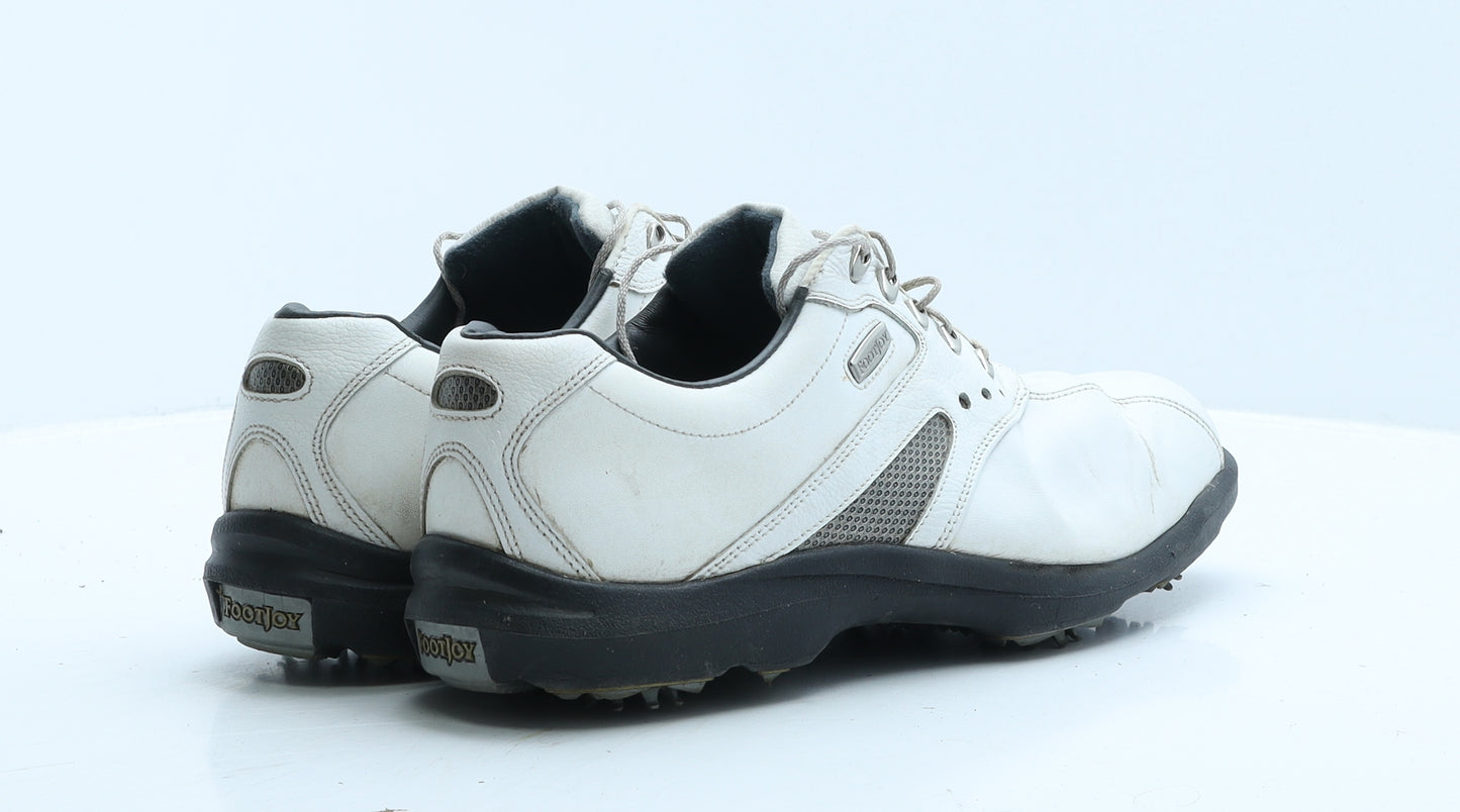 FootJoy Mens White Leather Trainer UK 10 44.5