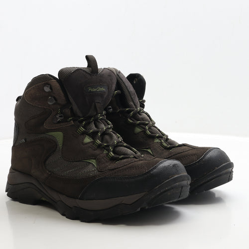 Peter Storm Mens Brown Suede Combat Boot UK 11 45 - Tri-Tec