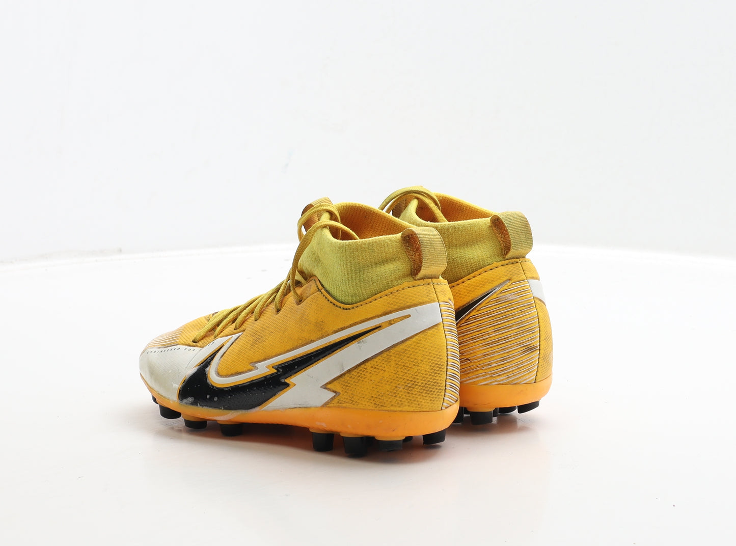 Nike Boys Yellow Polyester Trainer UK 11.5 32 - Mercurial Football Boots