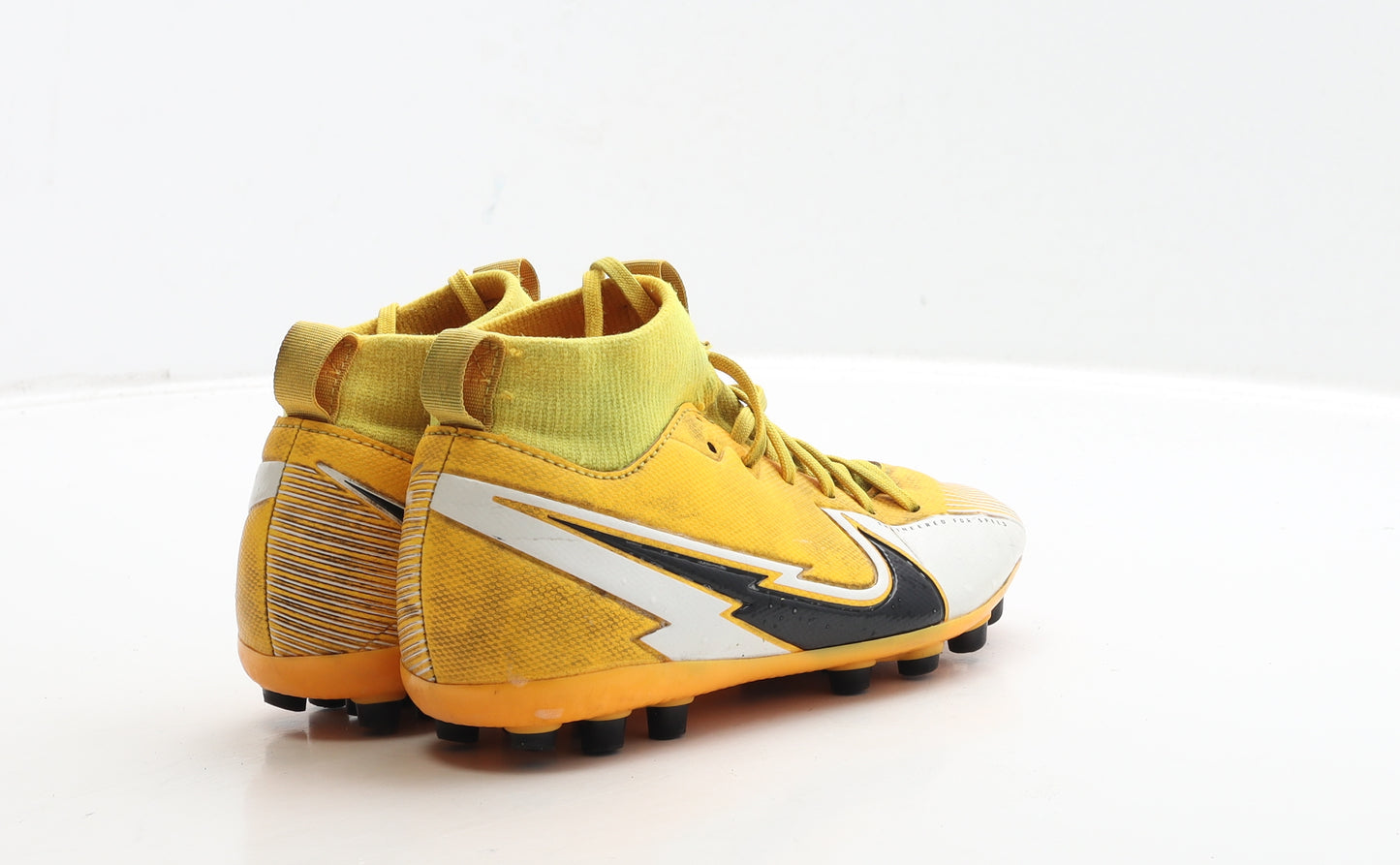 Nike Boys Yellow Polyester Trainer UK 11.5 32 - Mercurial Football Boots