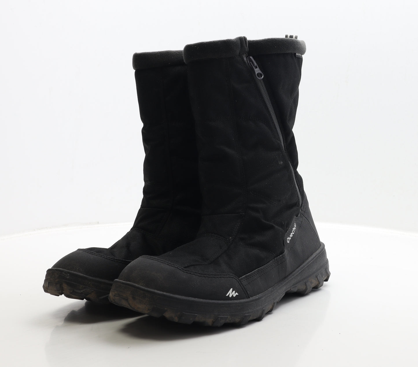 DECATHLON Mens Black Polyester Snow Boot Boot UK 11.5 47 - Quechua