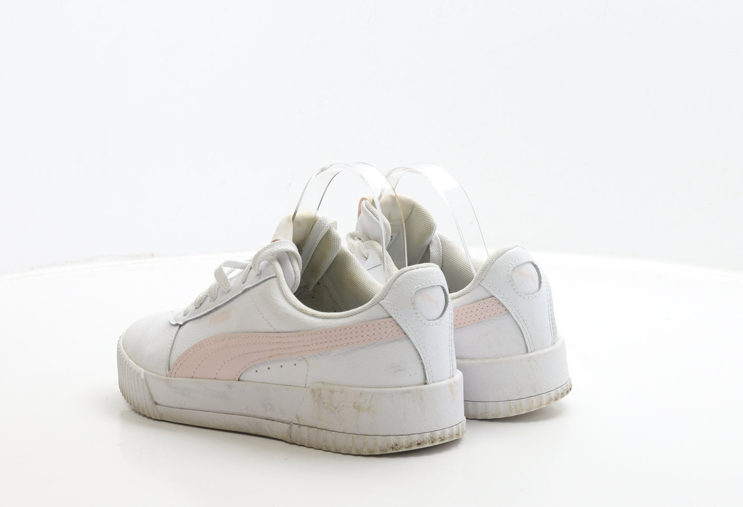 PUMA Womens White Polyester Trainer UK 6.5 40