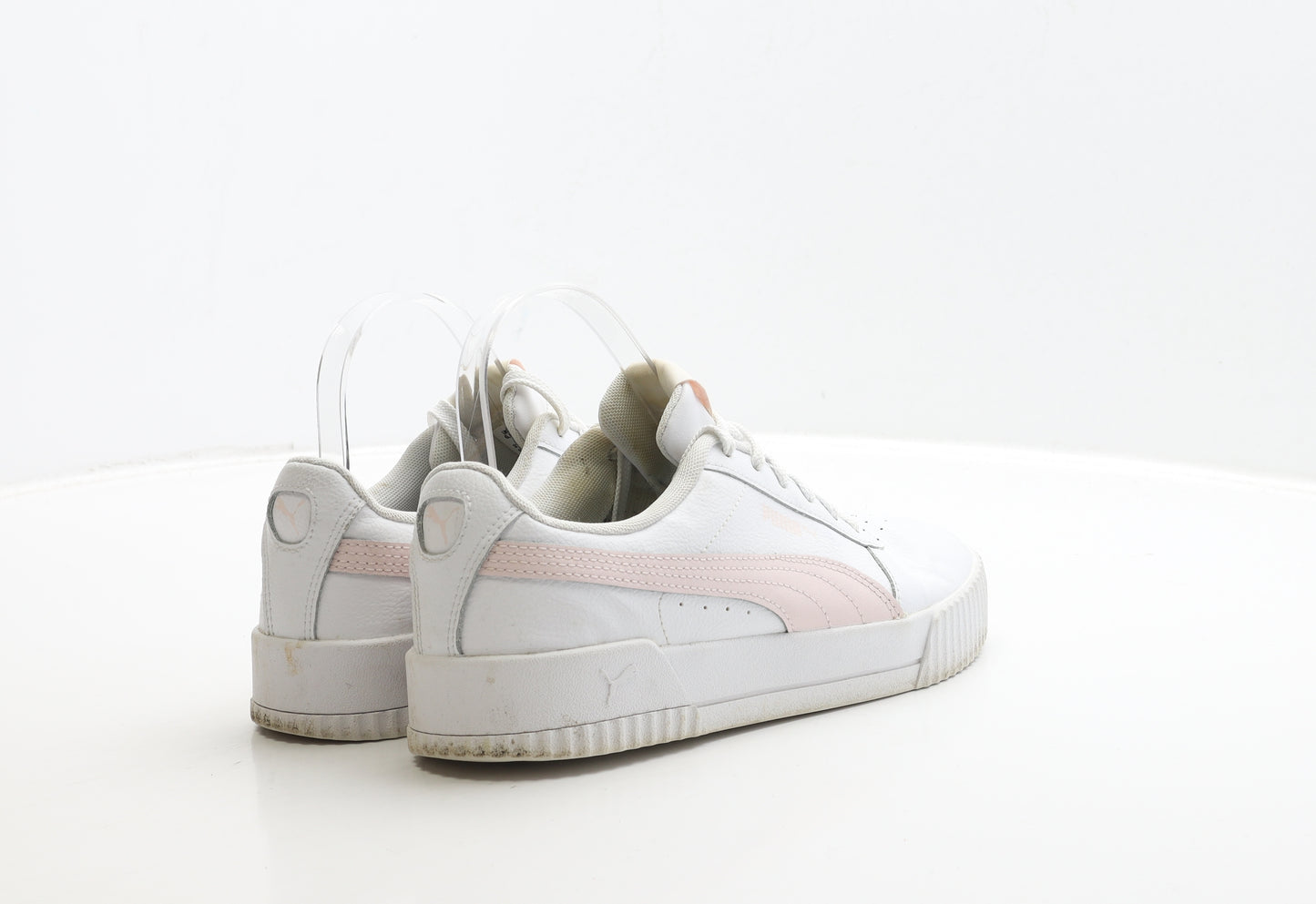 PUMA Womens White Polyester Trainer UK 6.5 40