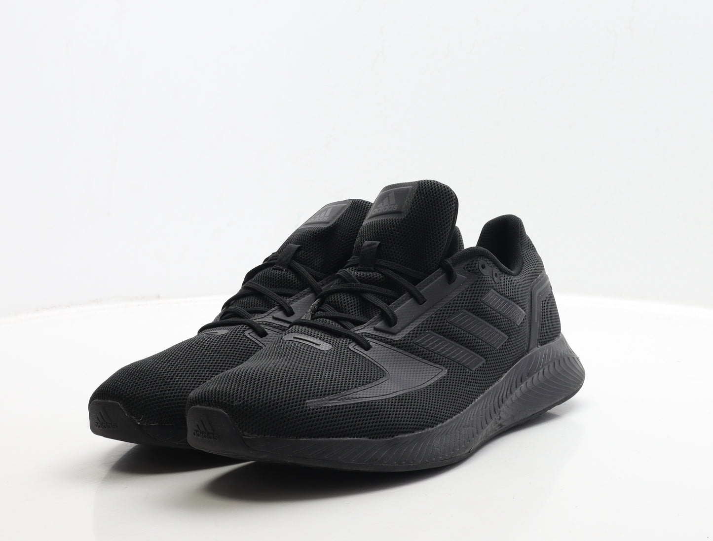 adidas Mens Black Polyester Trainer UK 11 46