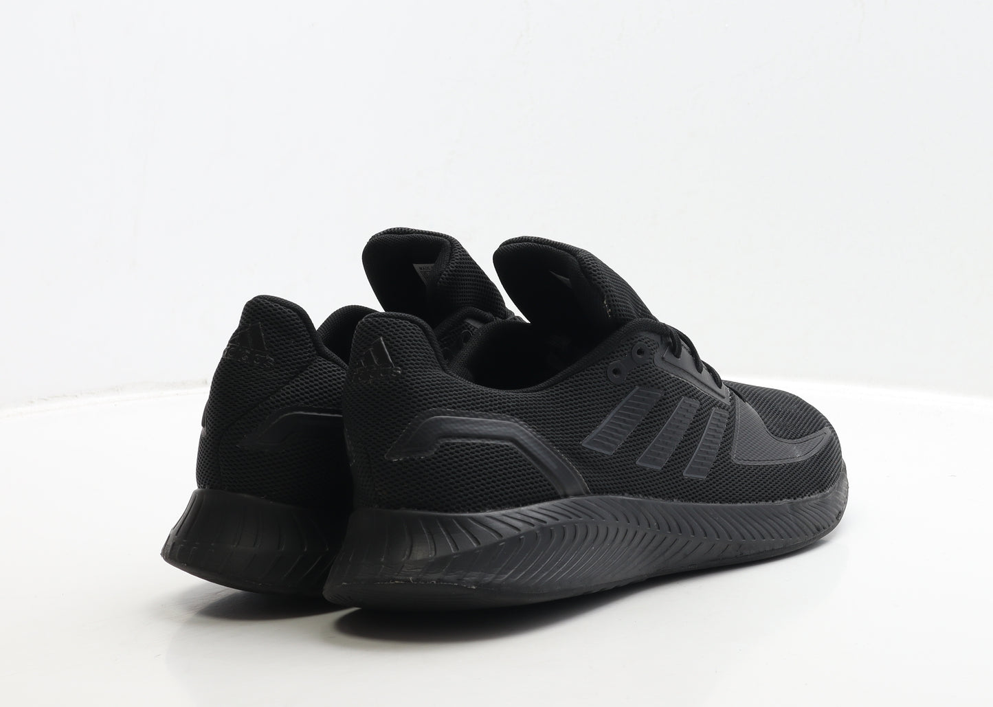 adidas Mens Black Polyester Trainer UK 11 46