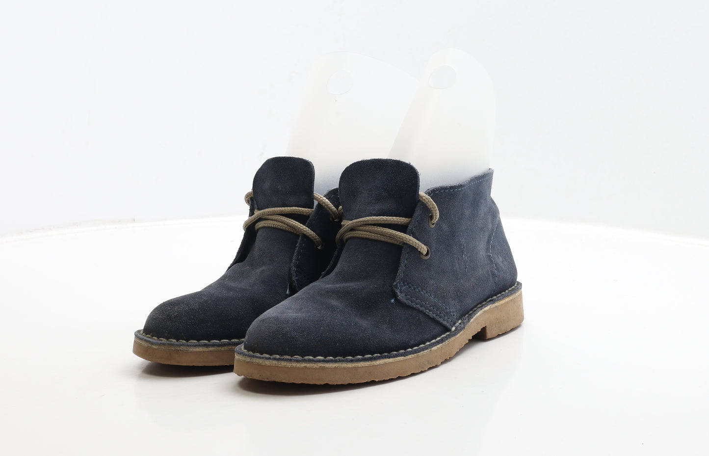 Roamers Womens Blue Leather Chukka Boot UK 4 37