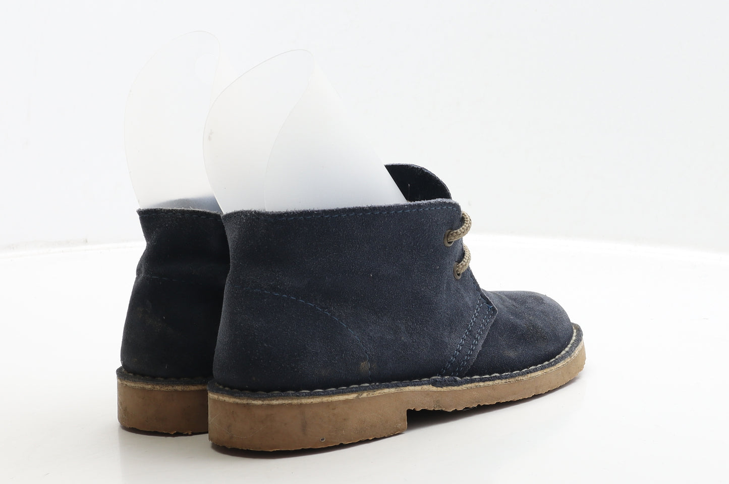 Roamers Womens Blue Leather Chukka Boot UK 4 37