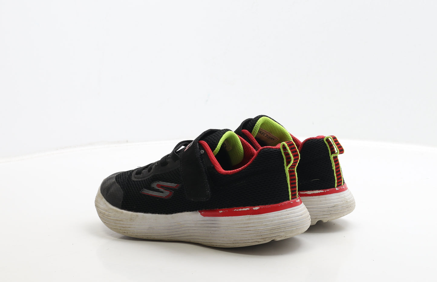 Skechers Womens Black Polyester Trainer UK 4 37