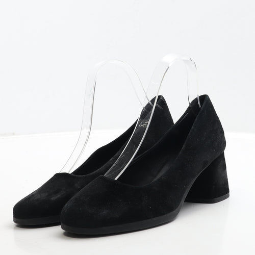 Geox Womens Black Suede Court Heel UK 4 37