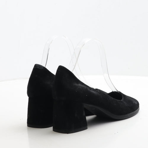 Geox Womens Black Suede Court Heel UK 4 37