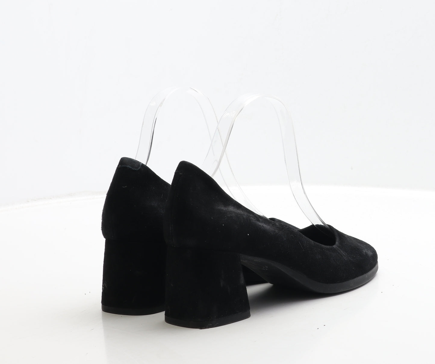 Geox Womens Black Suede Court Heel UK 4 37